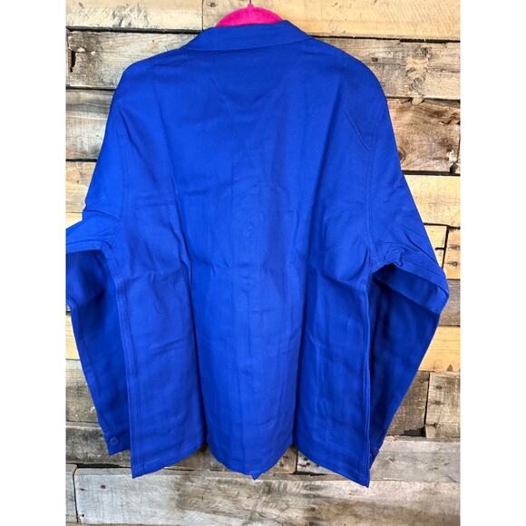 Lafodex Sanfor French Chef Chore Jacket Size T1 Blue - Picture 7 of 7